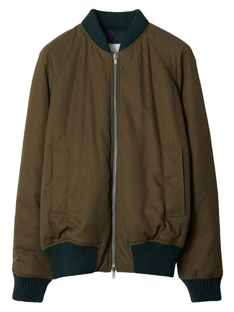 burberry reversible bomber jacket|Burberry windbreaker jacket.